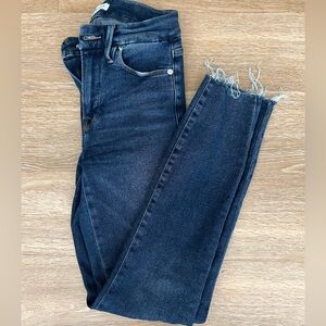 Good American High Waist Skinny Ankle Jeans